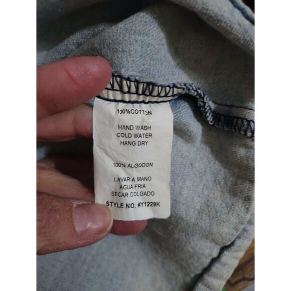 Mur Mur Long Sleeve Denim Hoodie S - Picture 4 of 4